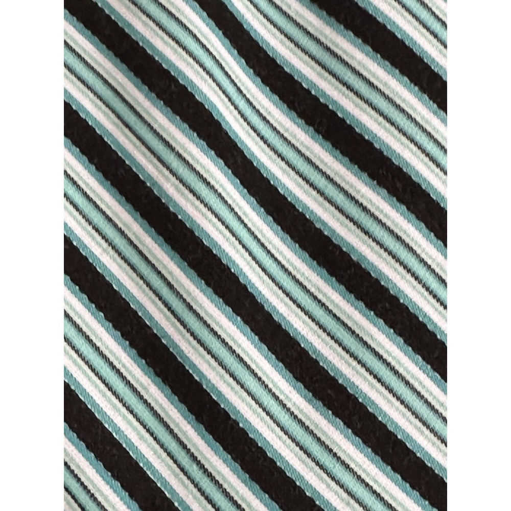 Foxcroft Women's Button Down Striped Longsleeve Blouse Green Black Size‎ (10P) - Picture 3 of 16